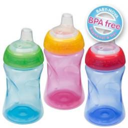 Бутылочка Baby Nova с клапаном и защитным колпачком