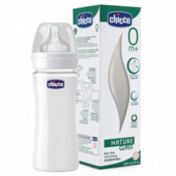 Бутылочка Chicco Well Being "Nature Glass"