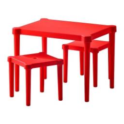 Детский стол и стулья IKEA "Уттер"