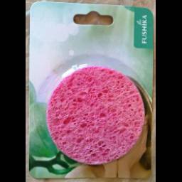 Губка из целлюлозы Fushika для снятия макияжа
