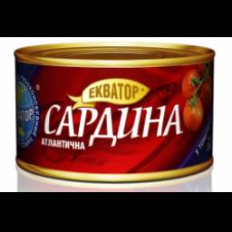 Консервы Экватор Сардина атлантическая в томатном соусе
