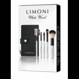 Набор кистей для макияжа Limoni Professional White Wood
