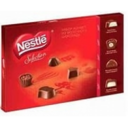 Набор шоколадных конфет "Nestle" из молочного шоколада