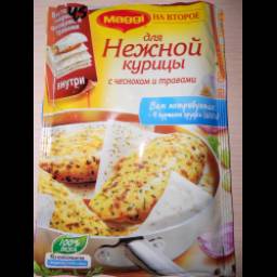 Приправа Maggi На второе для нежной курицы с чесноком и травами