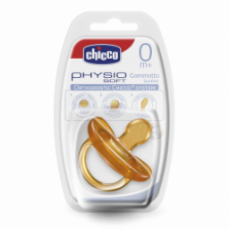Пустышка латексная литая физиологическая Chicco 0 м+