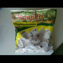 Шампиньоны замороженные резаные "CHAMPIFRI"