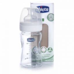 Стеклянная бутылочка Chicco для кормления