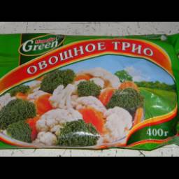 Замороженные овощи Морозко Green "Овощное трио"