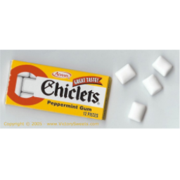 Жевательная резинка Chiclets peppermint gum